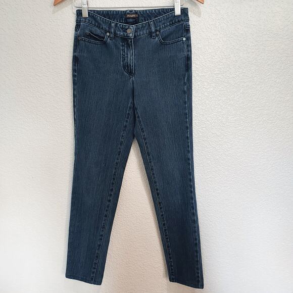J. McLaughlin Blue Skinny Jeans Size 2 - Picture 2 of 8
